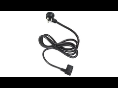 LEFT Angle (90°) NEMA 5‑15P to IEC C13 Power Cord