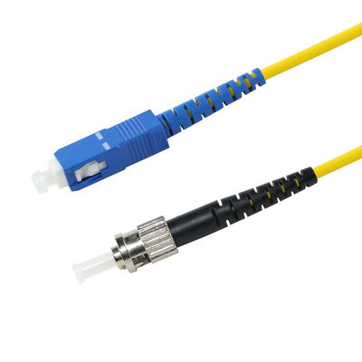Single Mode Fc Sc St Lc Fiber Optic Cable G657a2 20 Mts Patch Cord Insertion Loss ≤0.3dB