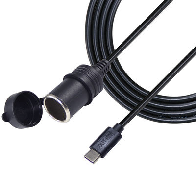 12V 24V Dual Input USB-C Car Charger Adapter Converter for Vehicle Charging with QC3.0 Fast Charge & Safety Protection