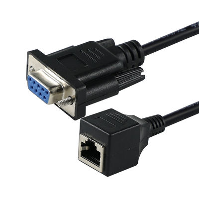 DB9 to RJ45 Serial Console Cable for Cisco Routers and Switches  RS232 Male to Ethernet Adapter Cord, 4ftm / 5ft / 6ft
