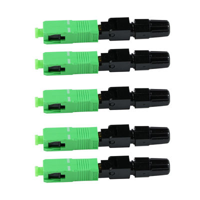 SC APC Simplex Singlemode Fiber Optic Patch Cable