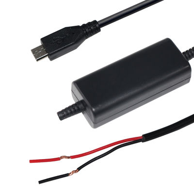 Micro USB to Bare Wire Step-Up Power Cable - 5V to 9V/12V Boost Converter Wire for Router, LED, DIY Projects