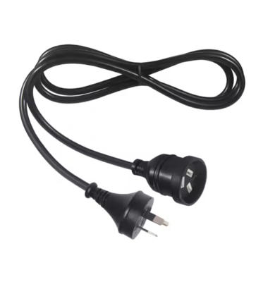 AU Plug to Female AUS Socket Extension Power Cord -Australian 3-Pin Mains Cable, 240V 10A/15A
