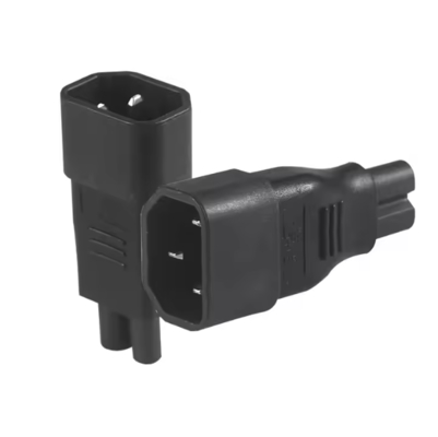 IEC C14 to C7 Power Adapter for Laptop DVD PS2