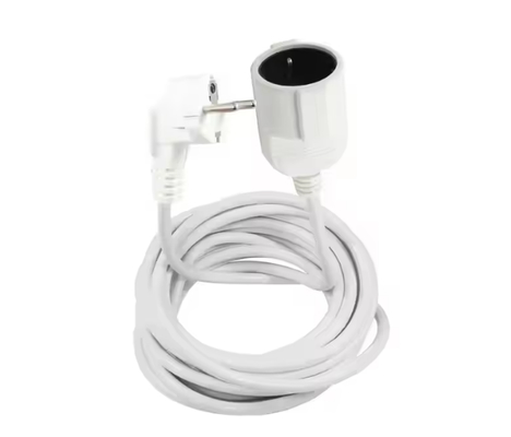 Grounded 3-Prong Power Extension Cord for Computers and Appliances