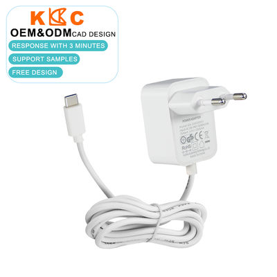 12V 3A Type C Power Adapter 36W USB-C Charger with Global Input