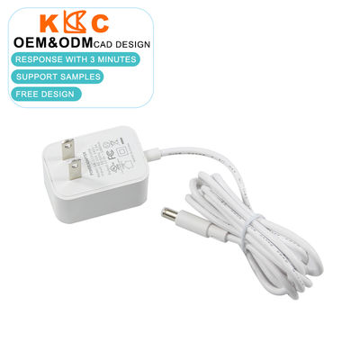 12V 1A US DC Power Adapter, White DC5.5x2.1mm Connector, AC to DC Wall Plug Charger for Modems Hubs Digital Photo Frames