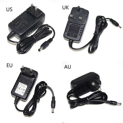 Black Dc 12V 0.5A 1A 1.5A 2A 2.5A 3A Power Supply Adapter For Cctv Ip Camera Charging Ac To Dc Adapter Dc 5.5Mm Jack