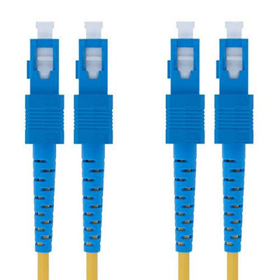 SC LC FC ST 50/125 Multimode Fiber Jumpers  8Core Optical Patch Cable 1000m