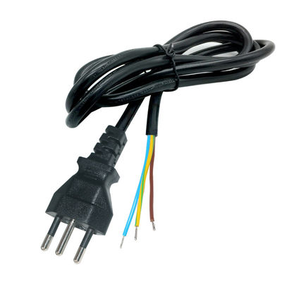 IEC C13 Connector Brazilian Power Cord Brazil 3 Pin Power Cable 100v-240v