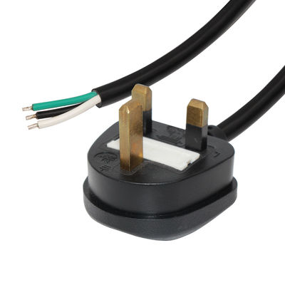 IP11 Home Appliance Power Cord 0.5m With 3 Core H05VV-F Cable 3*0.75/1.0/1.5mm2