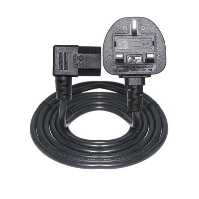 IP11 Home Appliance Power Cord 0.5m With 3 Core H05VV-F Cable 3*0.75/1.0/1.5mm2