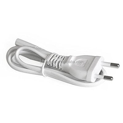VDE Approved Electric Power Cord For Laptop With EU 2PIN Plug And IEC C7 C8