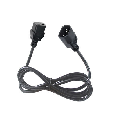 16 Amp AC Power Cable Industrial C14 Plug VDE Power Cord 15A 250V 14AWG