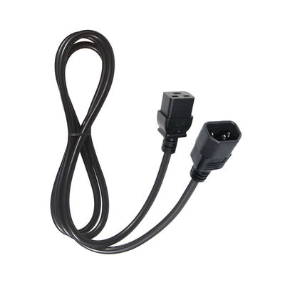 16 Amp AC Power Cable Industrial C14 Plug VDE Power Cord 15A 250V 14AWG