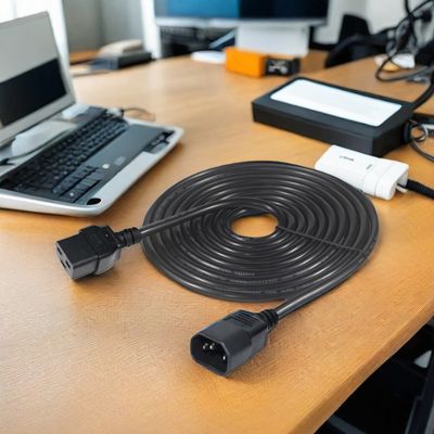 IEC C19 to C14 Power Cord 16AWG 250V 1.8m for Industrial Equipment
