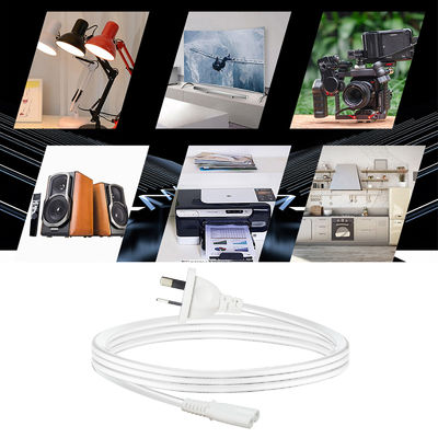 SAA to IEC C7 Power Cord 2-Pin AU Plug 1M White ROHS Certified