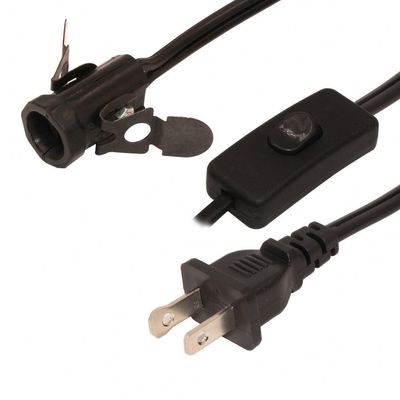 E27 Bulb Holder Outdoor Base Led Socket Light Lampholder with US Plug Waterproof