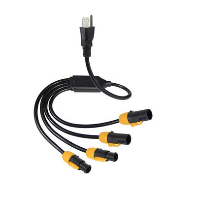 Standard 515P Sjow 16Awg True1 Connector 4 X Nac3fca Powercon Ac Nema Power Cord