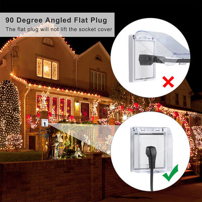 USA Certificate 6Ft 3 Pin Plug 515P To 3 Way Nema 515R Ac Extension Cord Three Prong Outlet Splitter