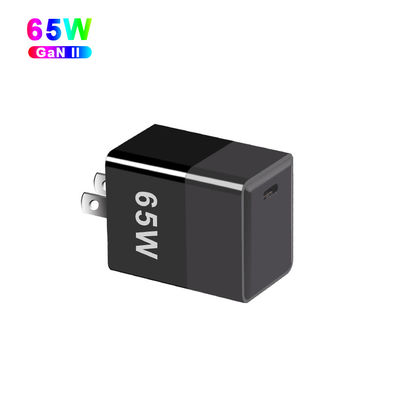 Short Circuit Protection 65W GaN Charger with QC4.0 PD and USB C Ports EU/US/UK Plug