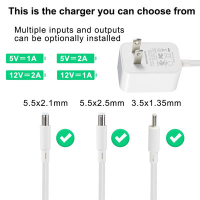 OEM/ODM Can be America Plug USB Power Supply Adapter Adaptor Switching 12V Type C Quick Charger 5V 2A