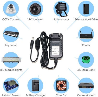 1A Adjustable 3-12V DVR Adaptor DC 12V 2A Output AC-DC Switching Power Adapter for CCTV