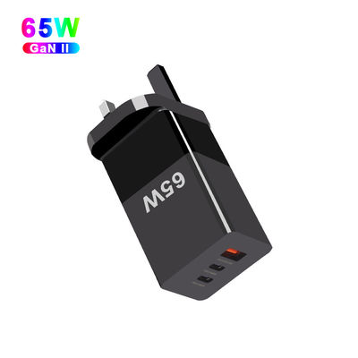 65W Mini Type-C Fast Charging PPS 65W GaN Charger with Three Ports and A 2C Technology