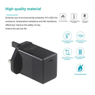 45W Type-C UK Usb Wall Charger 65W 30W Pcba Fast Gan Travel Charger Australia