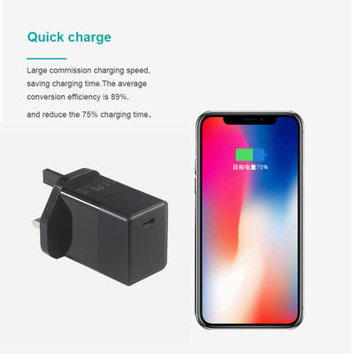 45W Type-C UK Usb Wall Charger 65W 30W Pcba Fast Gan Travel Charger Australia