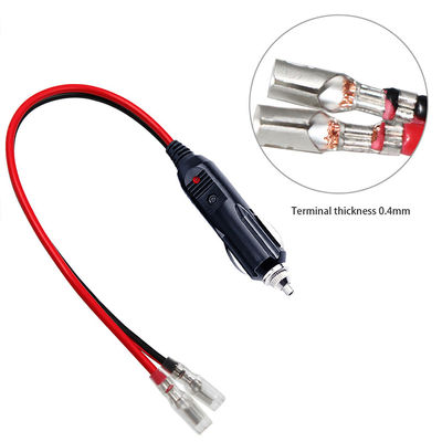 Fuse 15A with LED Light Car Cigarette Lighter Strip End Extension Cable