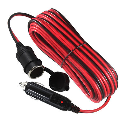 3ft 6ft 12ft Cigarette Lighter Extension Cord Male To Female For Car Charging