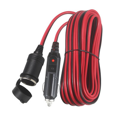 3ft 6ft 12ft Cigarette Lighter Extension Cord Male To Female For Car Charging