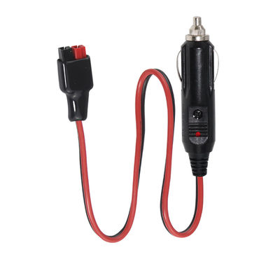 Solar Power Cable Cigarette Lighter Male To 15A Andersons Plug Solar Panel Power Cable