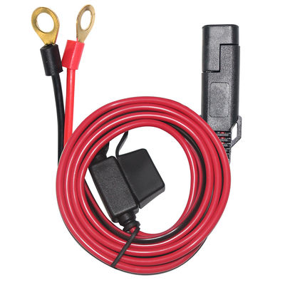 10A 2 Pin SAE Charger To Eyelet Terminal Solar Power Cable  2ft Low Voltage