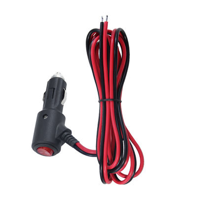 ON OFF Switch Angle Cigarette Lighter Male Plug Car Charger Solar Power Cable 18AWG 16AWG
