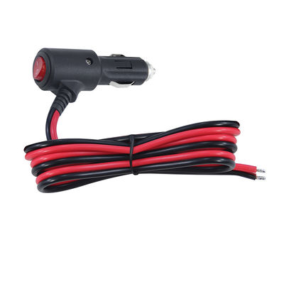 ON OFF Switch Angle Cigarette Lighter Male Plug Car Charger Solar Power Cable 18AWG 16AWG