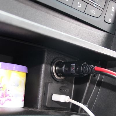 Car Cigarette Lighter Male To Male 10A Fuse Solar Power Cable 12-24volt
