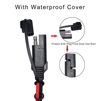 12V 24V SAE 2Pin Solar Power Cable Quick Disconnect Release Plug With PVC Jacket