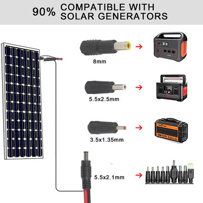 SAE To DC 5521 Coaxial Adapter Solar Power Cable 10ft Quick Release Disconnect