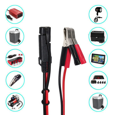 1.5m 5A Fused Alligator Clips To Dc  SAE Battery Cable Warterproof