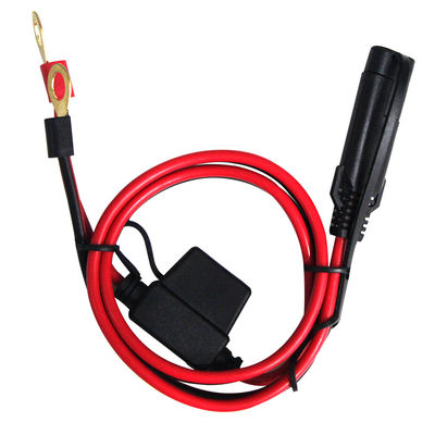 2468 20AWG SAE 2 Pin Extension Cable With Wire Eyelet Lugs Customized