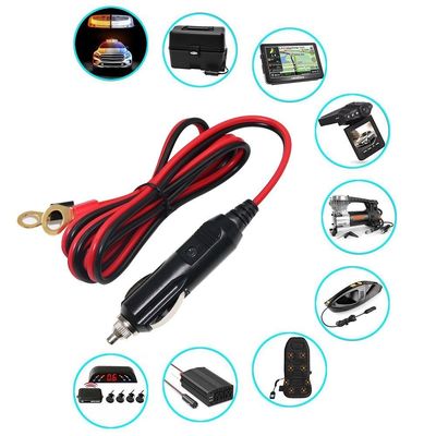 Customization 10A Custom Car Cigarette Lighter Aux Cable 2 Ports Charging