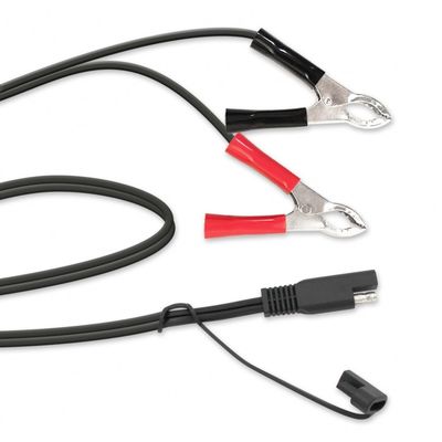 1.5ft 14AWG Battery Alligator Crocodile Clip To SAE 12V Quick Release Disconnect