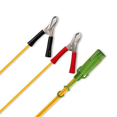 SAE To Alligator Clips Solar Power Cable 2Pin Connector 1.5ft Length