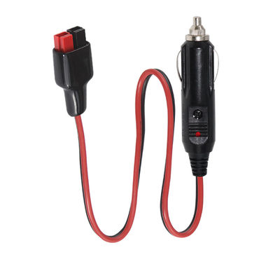 Cigarette Lighter Plug 15Amp Solar Power Cable With Goal Zero Standard Port Adapter