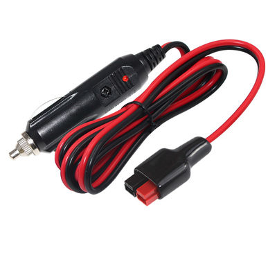 Cigarette Lighter Plug 15Amp Solar Power Cable With Goal Zero Standard Port Adapter