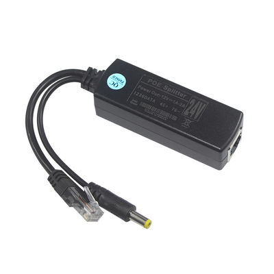 802.3af 12V POE Splitter with DC Jack USB-C 100Mbps