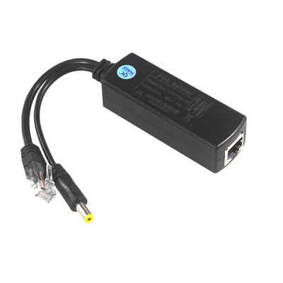802.3af 12V POE Splitter with DC Jack USB-C 100Mbps