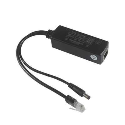 Waterproof POE Injector Splitter 100Mbps Security 12W Y Splitter Poe Adapter